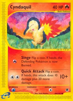 Cyndaquil — Expedition Base Set 104