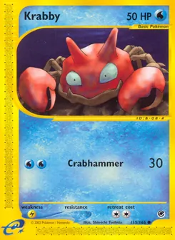 Krabby — Expedition Base Set 115