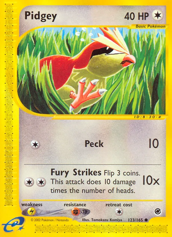 Pidgey — Expedition Base Set 123