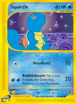 Squirtle — Expedition Base Set 132