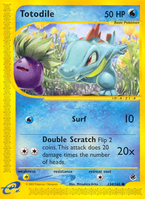 Totodile — Expedition Base Set 134