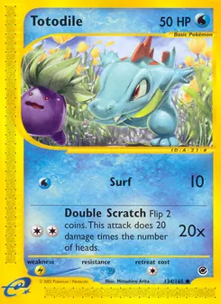 Totodile — Expedition Base Set 134
