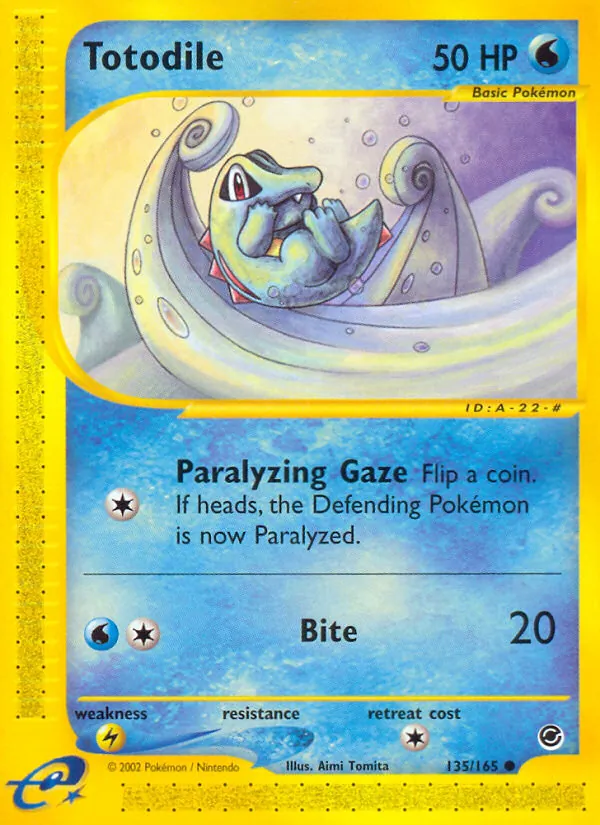 Totodile — Expedition Base Set 135