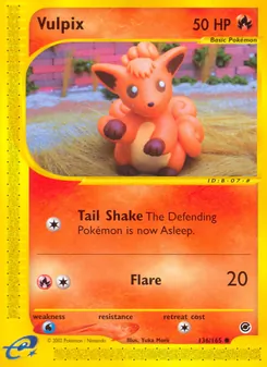 Vulpix — Expedition Base Set 136