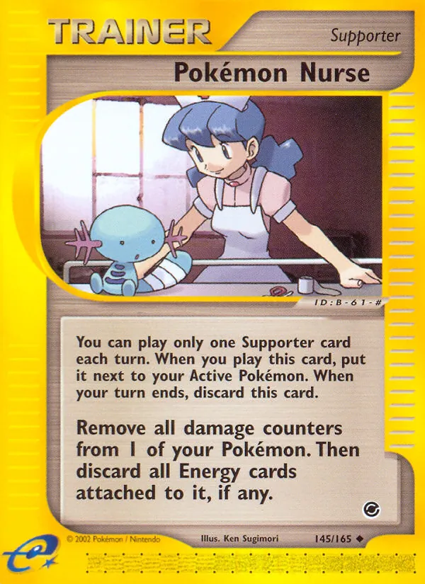 Pokémon Nurse — Expedition Base Set 145