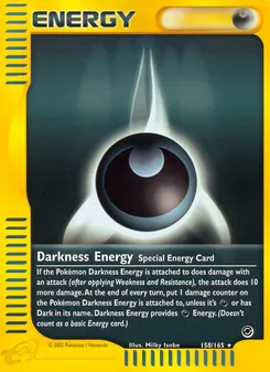 Darkness Energy — Expedition Base Set 158