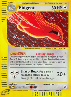 Pidgeot — Expedition Base Set 23