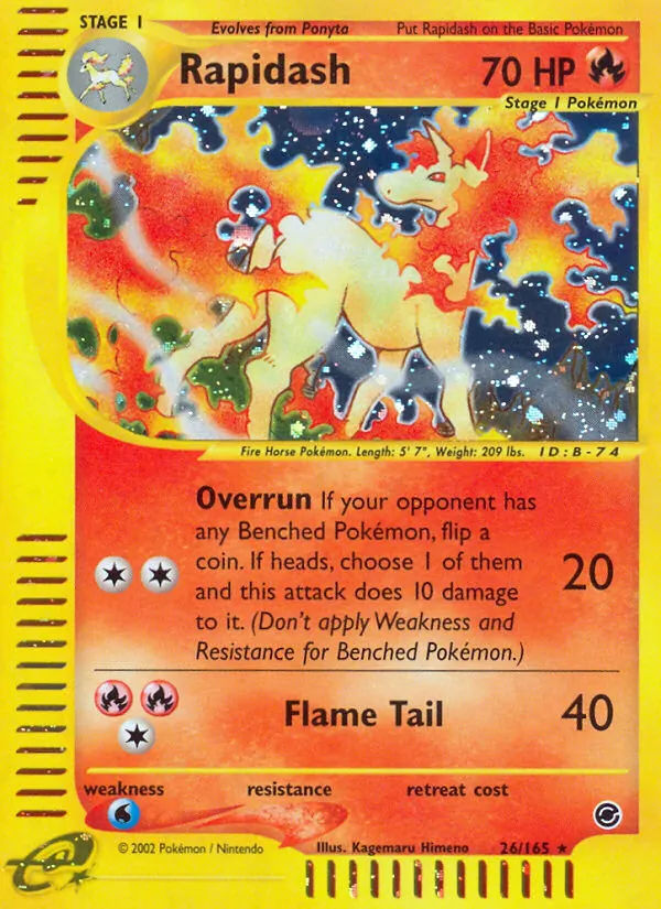 Rapidash — Expedition Base Set 26