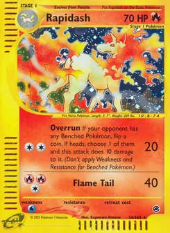 Rapidash — Expedition Base Set 26