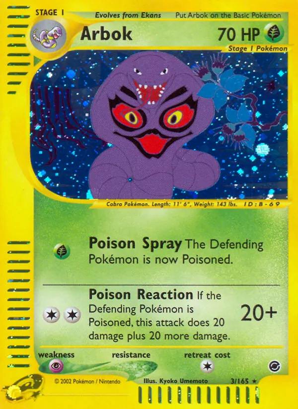 Arbok — Expedition Base Set 3