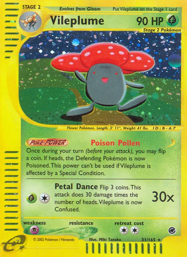 Vileplume — Expedition Base Set 31