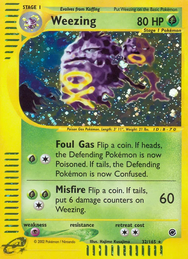 Weezing — Expedition Base Set 32