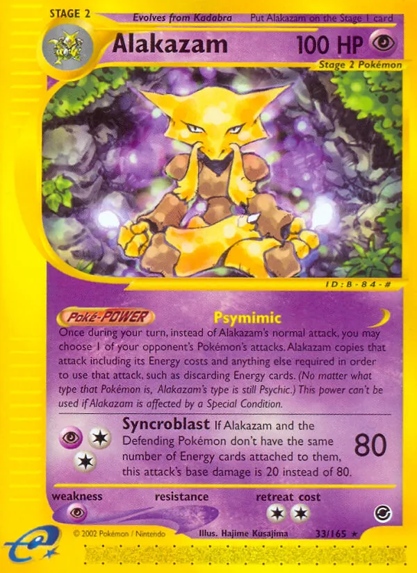 Alakazam — Expedition Base Set 33