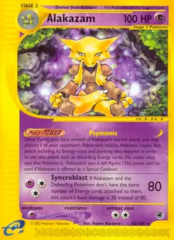Alakazam — Expedition Base Set 33