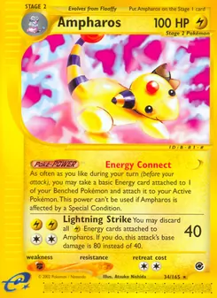 Ampharos — Expedition Base Set 34