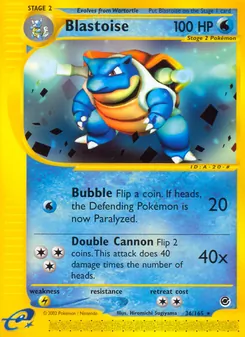 Blastoise — Expedition Base Set 36