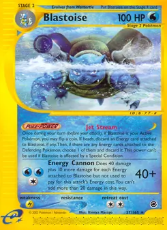 Blastoise — Expedition Base Set 37