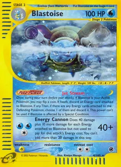 Blastoise — Expedition Base Set 4