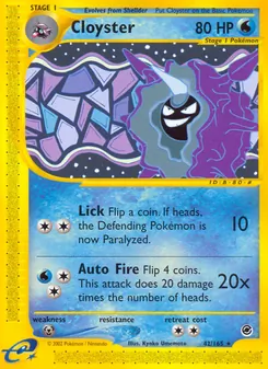 Cloyster — Expedition Base Set 42