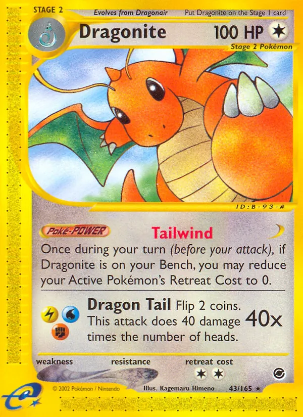 Dragonite — Expedition Base Set 43