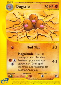 Dugtrio — Expedition Base Set 44