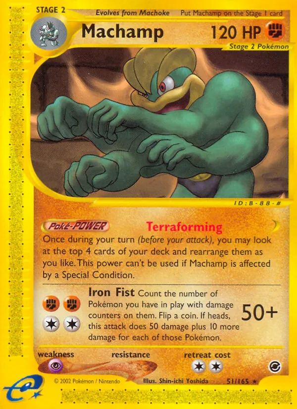 Machamp — Expedition Base Set 51