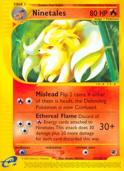 Ninetales — Expedition Base Set 57