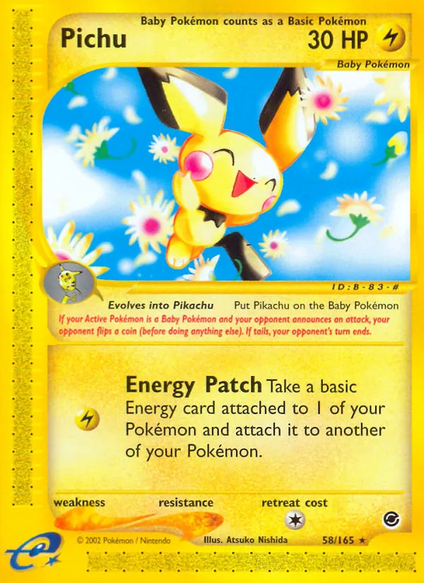 Pichu — Expedition Base Set 58