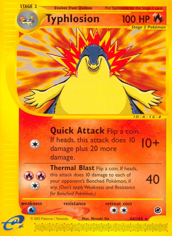 Typhlosion — Expedition Base Set 64