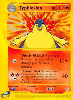Typhlosion — Expedition Base Set 64