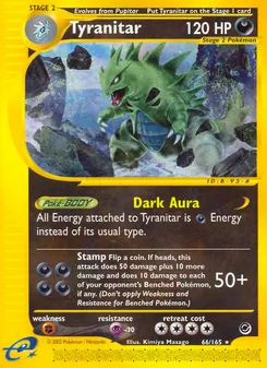 Tyranitar — Expedition Base Set 66