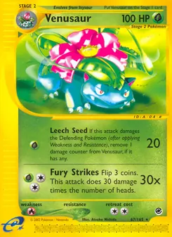 Venusaur — Expedition Base Set 67