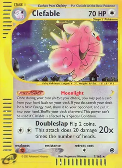 Clefable — Expedition Base Set 7