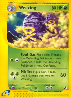 Weezing — Expedition Base Set 70