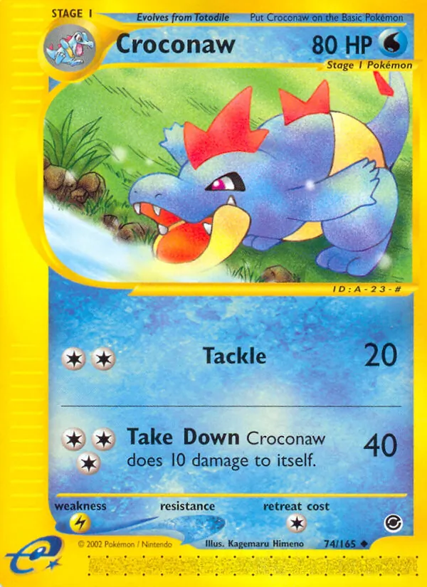Croconaw — Expedition Base Set 74