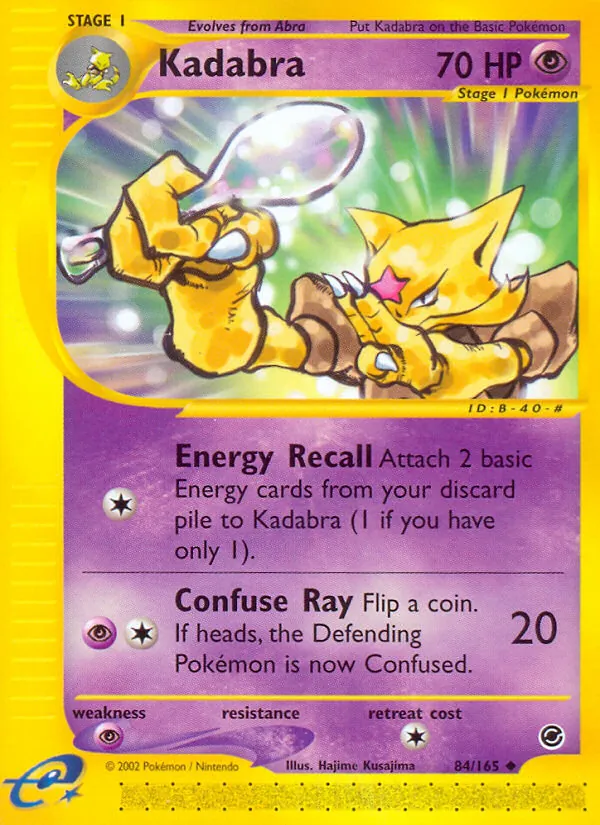 Kadabra — Expedition Base Set 84