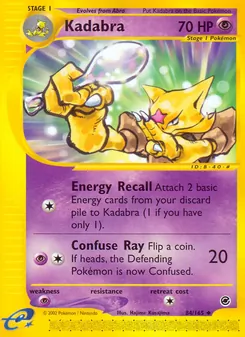 Kadabra — Expedition Base Set 84