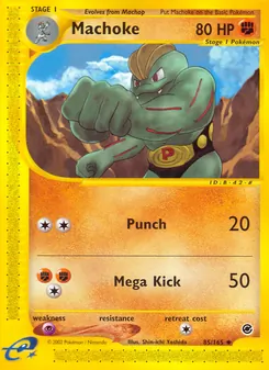 Machoke — Expedition Base Set 85