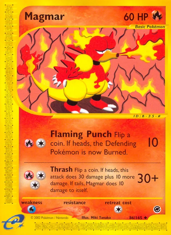 Magmar — Expedition Base Set 86