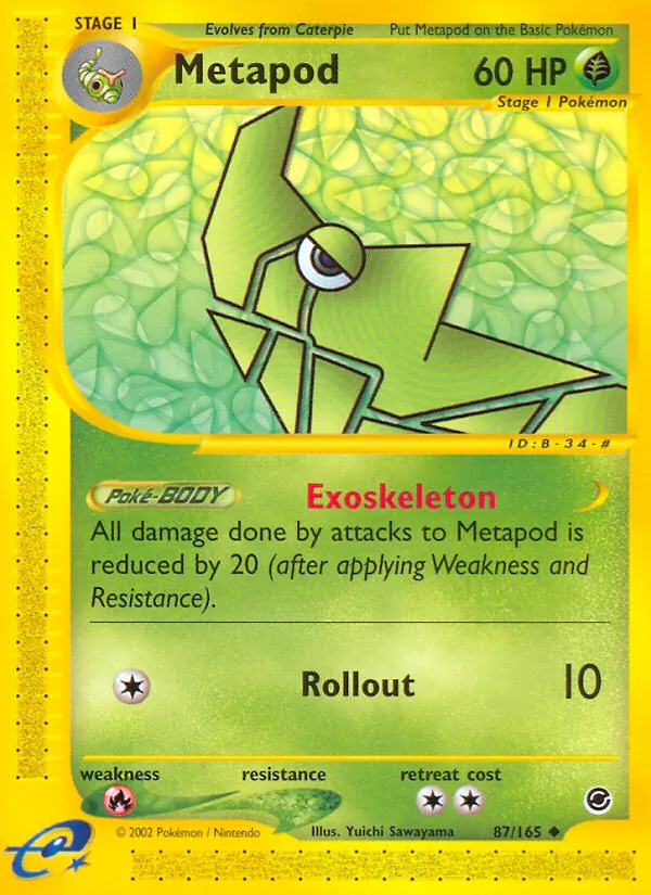 Metapod — Expedition Base Set 87
