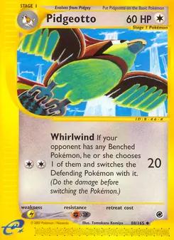 Pidgeotto — Expedition Base Set 88