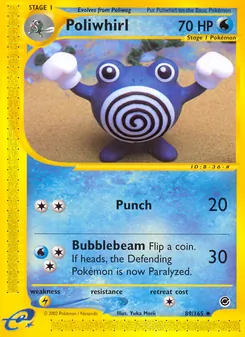 Poliwhirl — Expedition Base Set 89