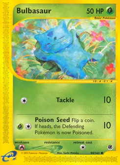 Bulbasaur — Expedition Base Set 94