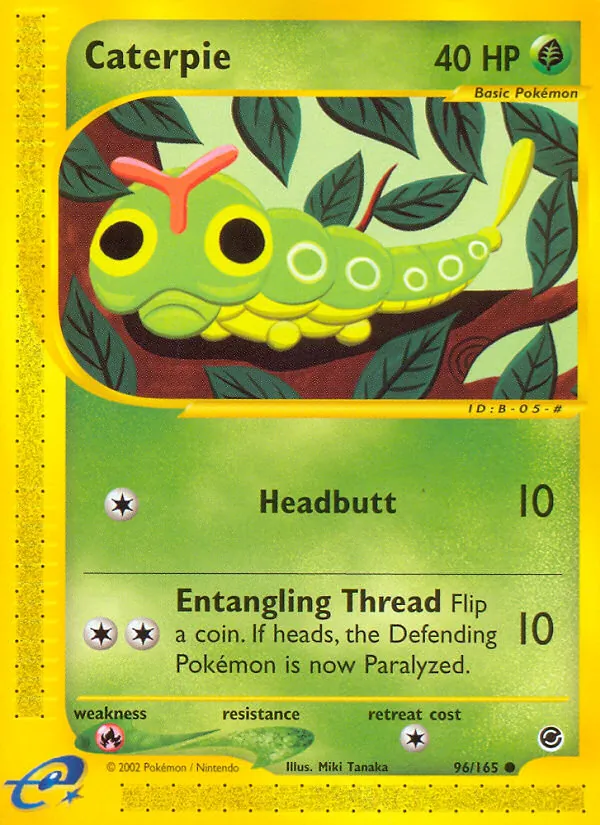 Caterpie — Expedition Base Set 96