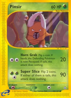 Pinsir — Aquapolis 101