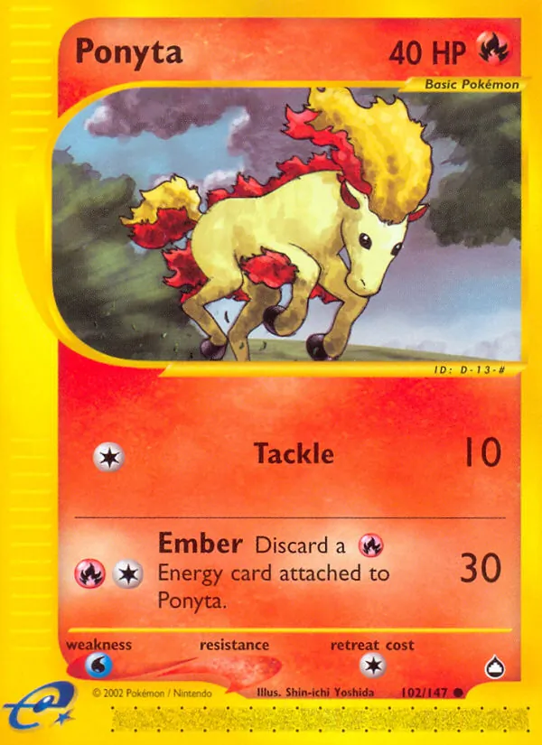 Ponyta — Aquapolis 102