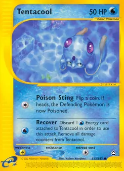 Tentacool — Aquapolis 113