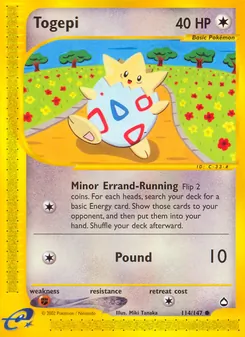 Togepi — Aquapolis 114
