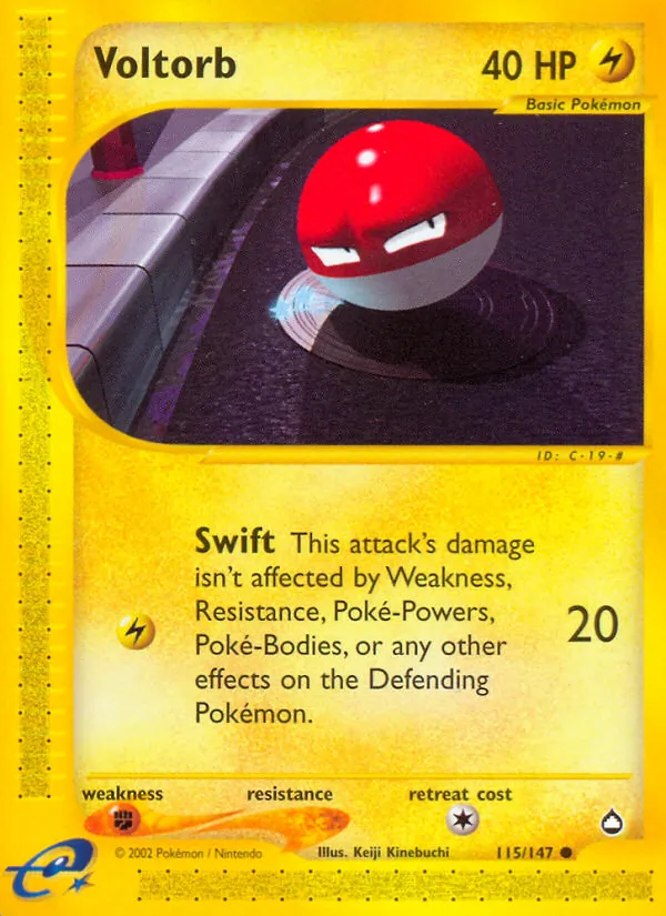 Voltorb — Aquapolis 115