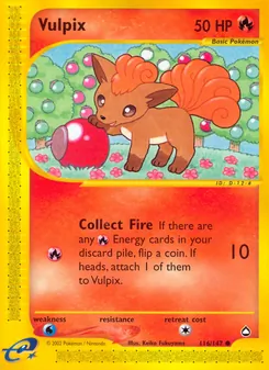 Vulpix — Aquapolis 116